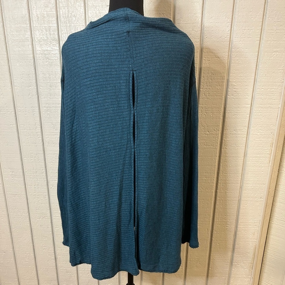 Free People We The Free Lover Rib Thermal Top Sweater, size large. - Picture 4 of 8